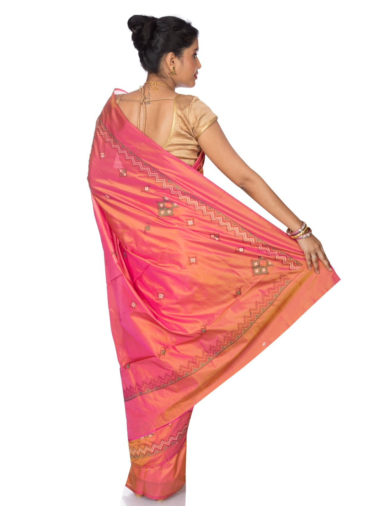 Kasuti Ilkal Art Silk Saree